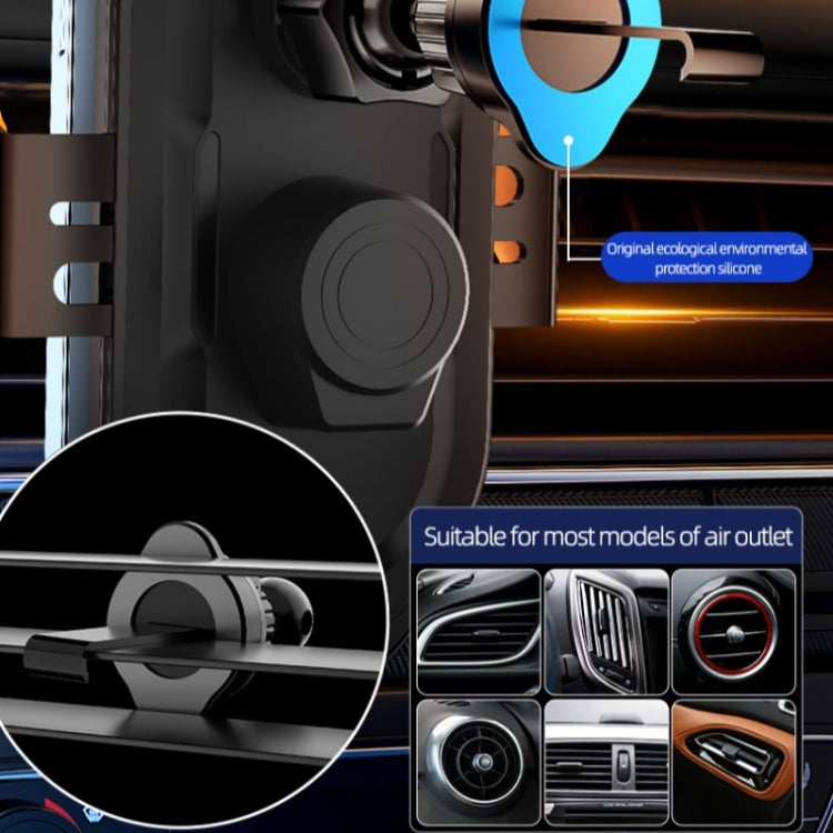 C23 66W Car Air Vent Phone Holder Wireless Charger, C23 (Black), C23 (Gold), C23 (Grey)