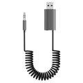 M01 Car Bluetooth Receiver Hands-Free Call  3.5mm AUX Stereo Car Wireless Adapter, M01