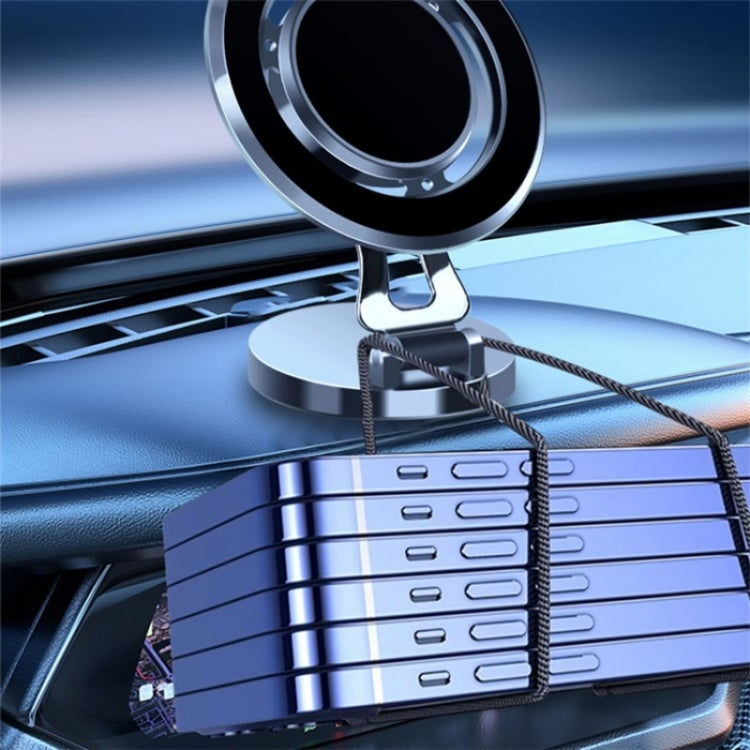 G168 Rotatable Cellphone Stand Car Dashboard Windshield Magnetic Phone Holder, G168 Grey, G168 Silver