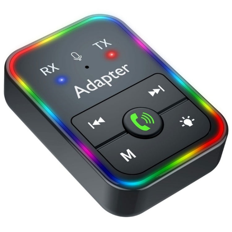 Q9 Support TF Card Playback 2-in-1 Bluetooth 5.3 Wireless Transmitter / Receiver MP3 Player, Q9