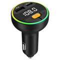 C9 Digital Display FM Transmitter Multifunctional Bluetooth Car MP3 Player USB Type-C Charger, C9