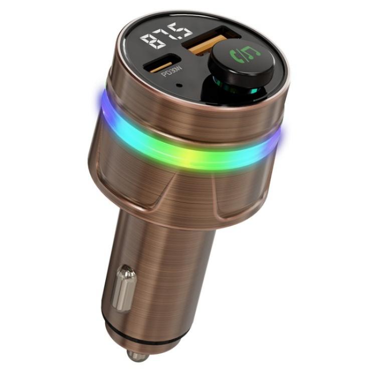 C74 Bluetooth 5.3 Car Charger PD 30W Fast Charging  with Digital Display, C74