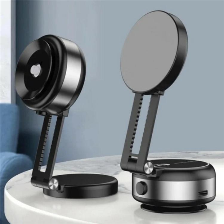 CZ07 Extendable Navigation Stand Car Phone Mount Magnetic Vacuum Suction Dashboard Holder, CZ07
