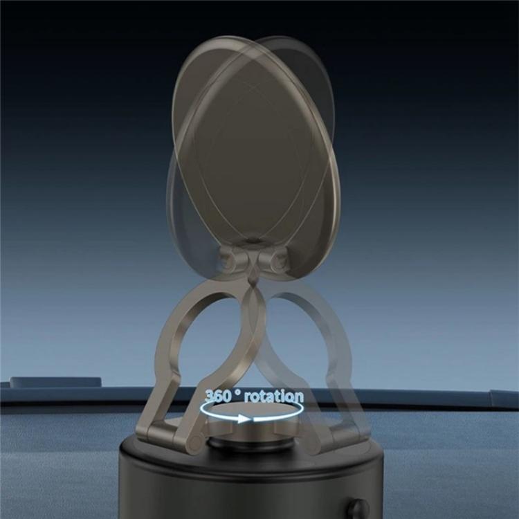 D2 3-Axis Folding Magnetic Suction Cup 360 Degree Rotation Phone Stand Car Phone Holder, D2