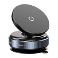 K009 360 Degree Rotation Navigation Holder Mechanical Vacuum Suction Magnetic Car Stand, K009 (Black), K009 (White)
