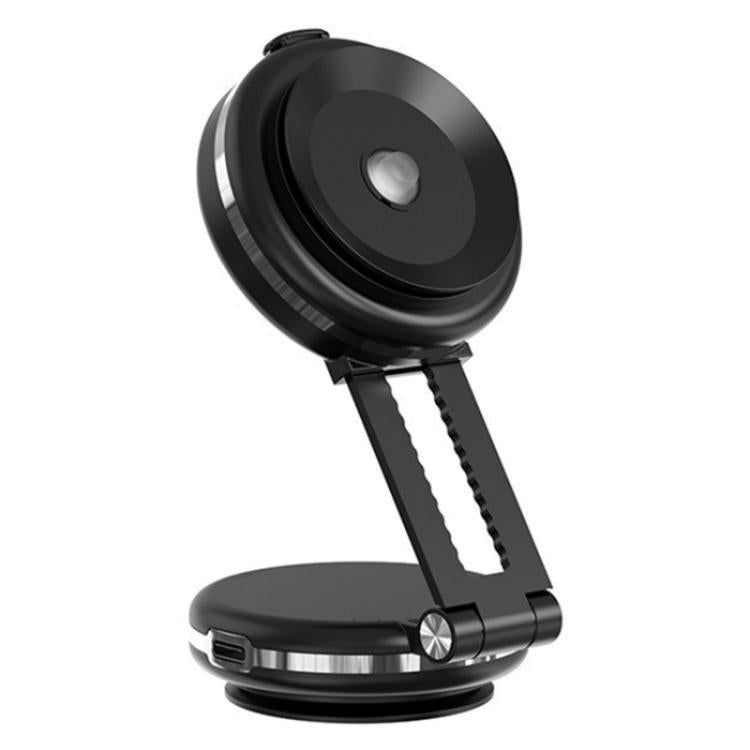 T50 Vacuum Adhesion Dual Suction Cup Car Dashboard Windshield Phone Navigation Stand, T50 (Black+Silver), T50