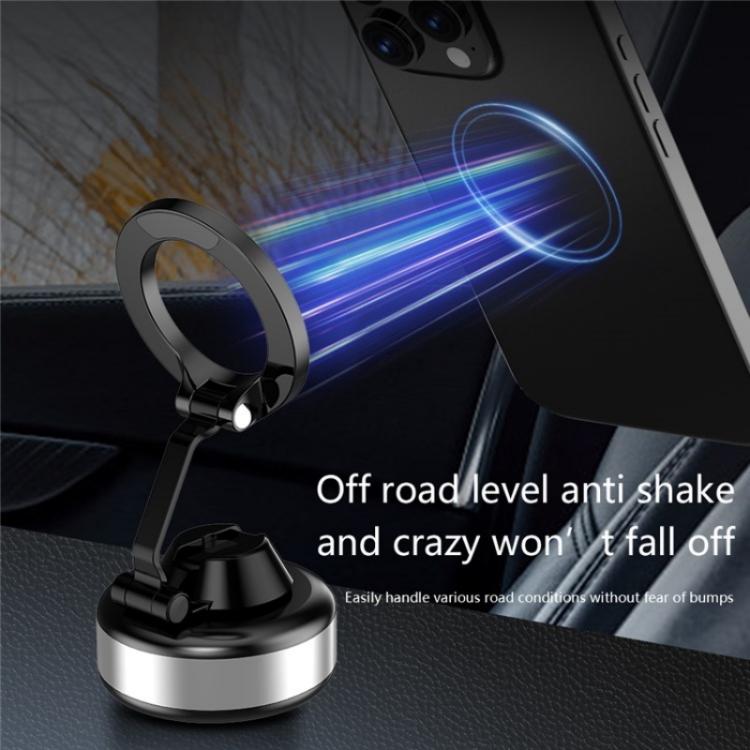 X98 Magnetic Vacuum Suction Electric Absorption Cellphone Stand Desktop Car Phone Holder, X98 (Silver), X98