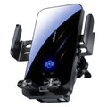 SD05 With Retractable Type-C Cable Car Phone Holder Wireless Charging Mount, SD05