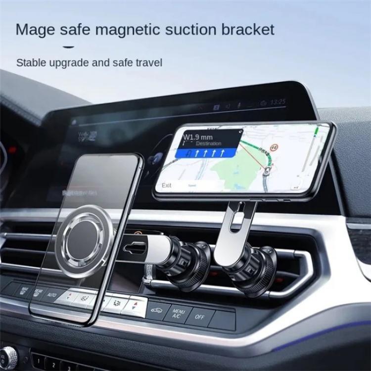JMARY MH-78 Strong Magnetic Absorption Cell Phone Holder Bracket Car Air Vent Phone Mount, MH-78