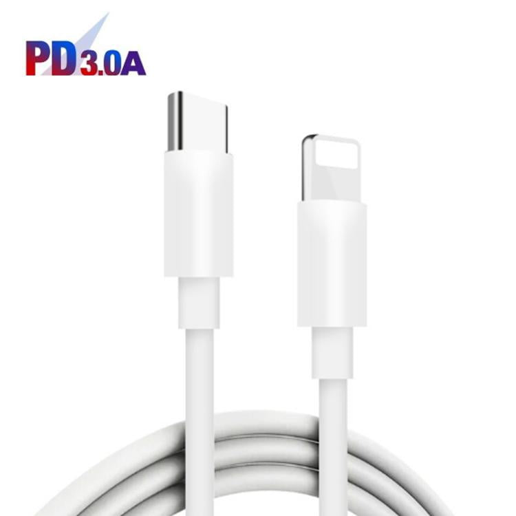 PD45W + PD30W Dual Port Type-C Car Charger with USB-C to 8 Pin Data Cable, P65 with 8 Pin Cable(Black), P65 with 8 Pin Cable(White)