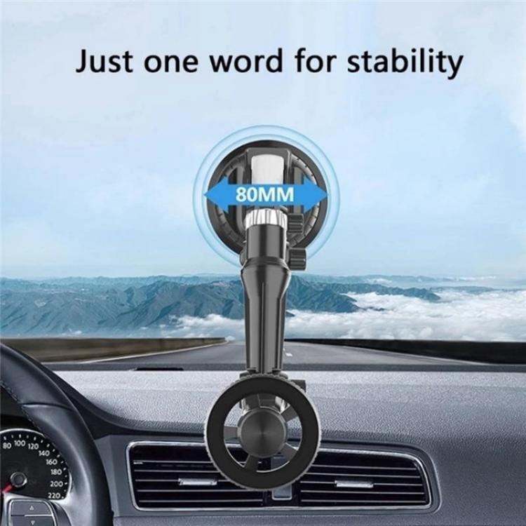 XWJ-JX04 Dashboard Windshield Magnetic Car Mount Suction Cup Base Long Arm Holder, XWJ-JX04 (Gear Type), XWJ-JX04 (Single Hole)