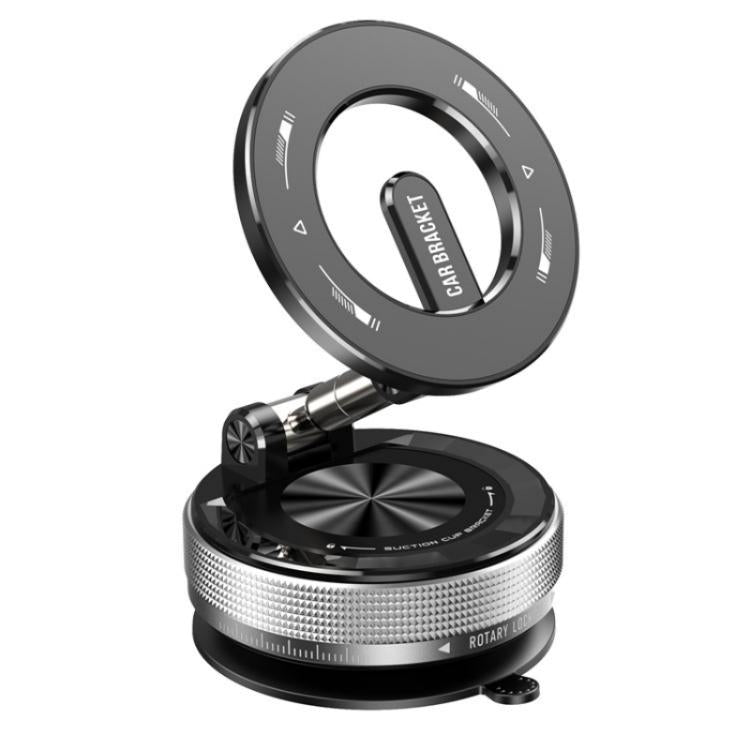 SD08 360 Degree Rotation Magnetic Car Mount Foldable Stand Vacuum Suction Phone Holder, SD08