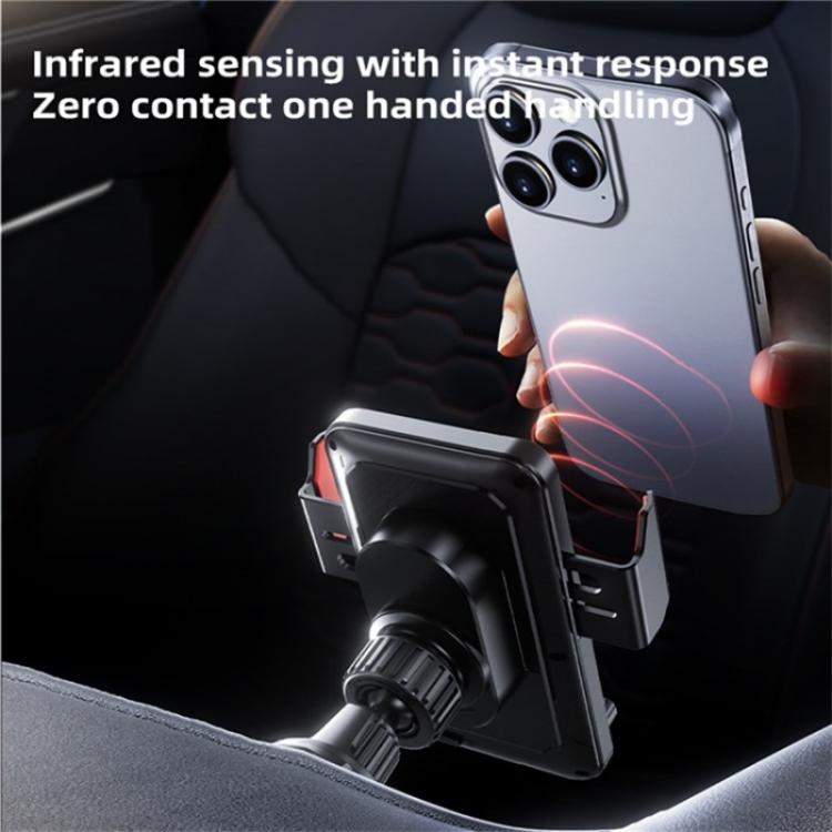 SD19 Wireless Charger 15W Magnetic Fast Charging Car Air Vent Mount Phone Holder, SD19 (Black), SD19 (Grey)