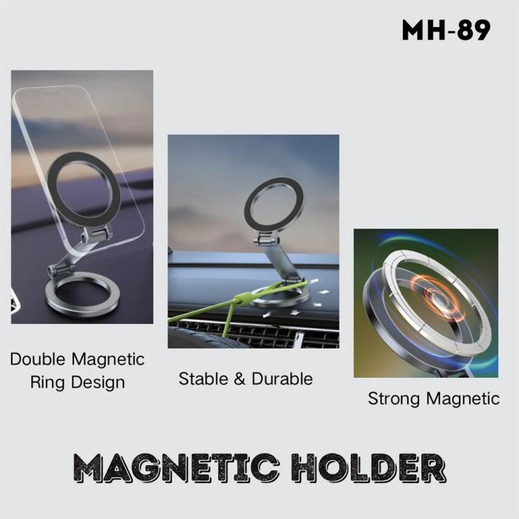 Jmary MH-89 Folding Adjustable Car Magnetic Phone Holder, MH-89