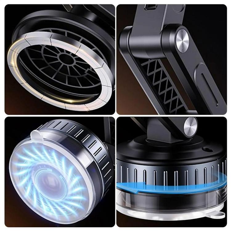 X51 Foldable Magnetic Cellphone Holder Car Dashboard Suction Cup Navigation Phone Holder, X51