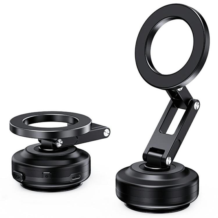 X63 Foldable Arm Car Phone Navigation Mount Vacuum Suction Cup Aluminum Alloy Holder, X63