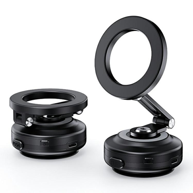 X64 Car Phone Mount Foldable Magnetic Electric Vacuum Suction Smartphones Bracket, X64
