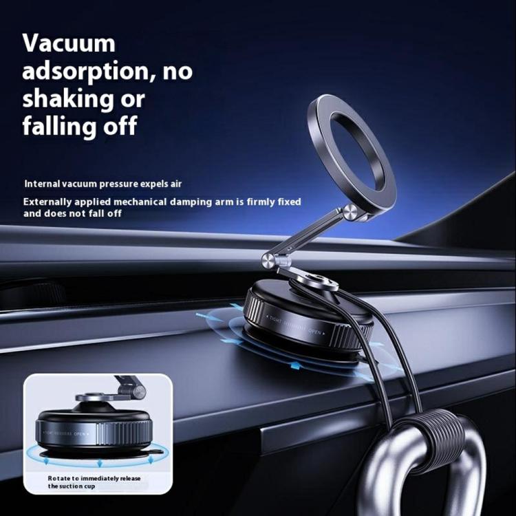 X54 Dashboard Windshield Suction Cup Mount Foldable Navigation Stand Magnetic Car Phone Holder, X54