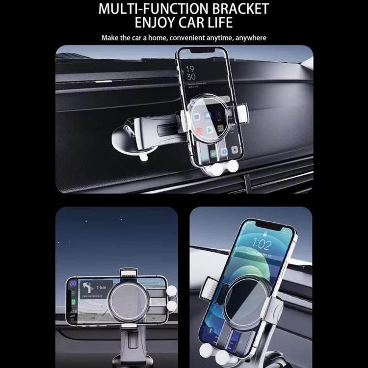 X253 Dashboard Suction Cup Holder Multifunctional 360 Degree Rotating Car Phone Mount, X253