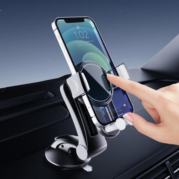 X253 Dashboard Suction Cup Holder Multifunctional 360 Degree Rotating Car Phone Mount, X253