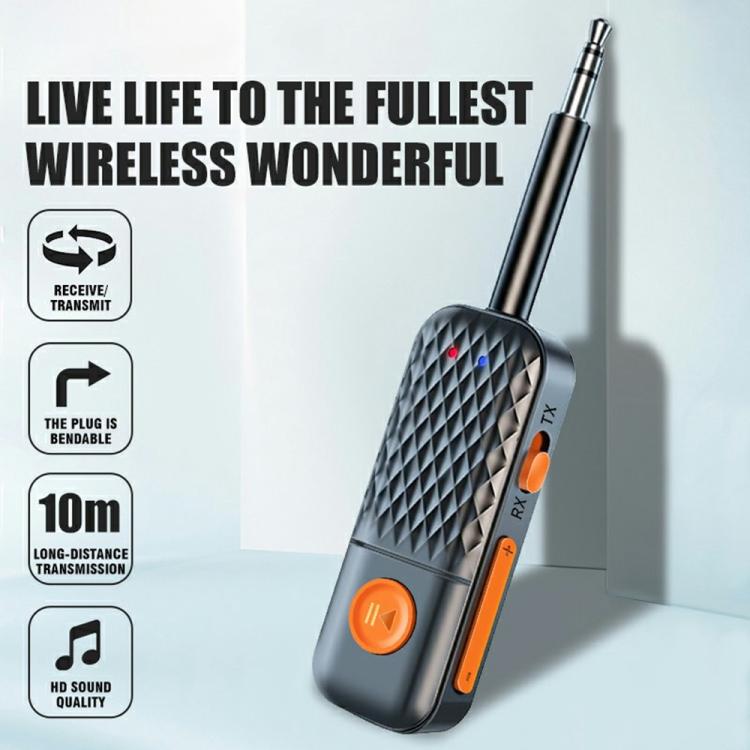 T90 Wireless Audio Transmitter Receiver AUX 3.5mm Car Bluetooth Adapter, T90