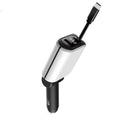 A25 QC3.0 / PD36W Fast Car Phone Charger with Cable, A25 (White), A25 (Black), A25 (Grey)