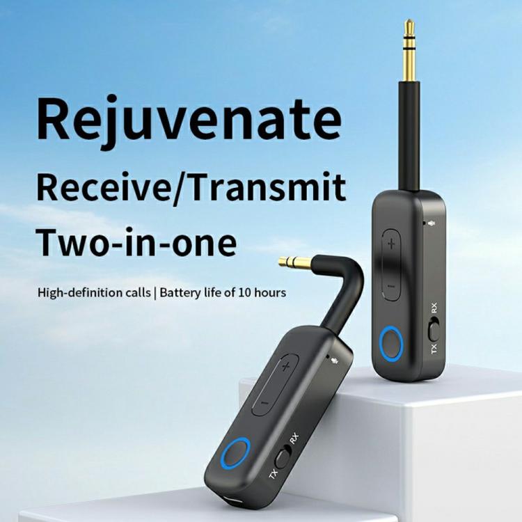 M33 Car AUX TV Wireless Audio Adapter 2 In 1 Bluetooth 5.4 Receiver Transmitter, M33