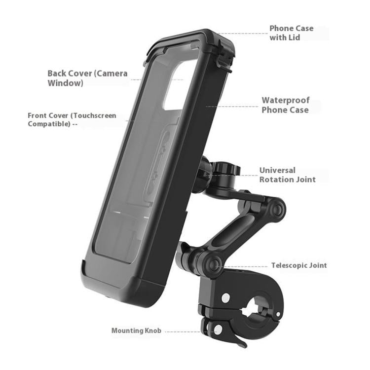 DS-MT3 Touchscreen Waterproof Anti-fog GPS Navigation Motorcycle Bike Phone Stand, DS-MT3