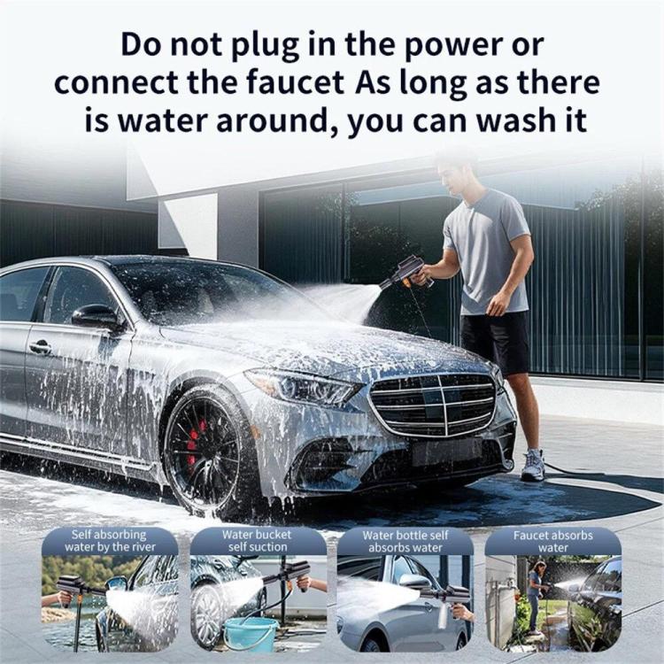 X9 Portable Handheld Foldable Car / Garden / Irrigation Wireless Car Wash Gun, Car Wash Gun
