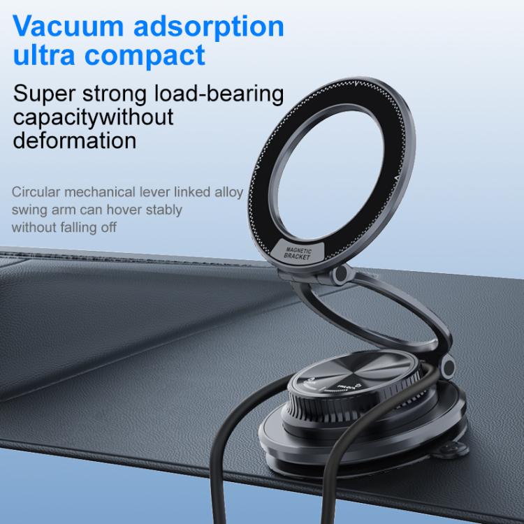 M11 Magnetic Mount Suction Cup Stand Navigation Foldable Car Dashboard Phone Holder