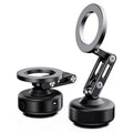 X93 360 Degree Rotation Electric Vacuum Suction Cup Aluminum Alloy Magnetic Car Cellphone Mount, X93 (Black), X93 (Grey)