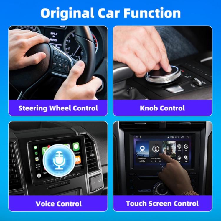 M29 Plug and Play Android Auto Wired to Wireless Car Adapter 2 in 1 Wireless CarPlay AI Box, M29