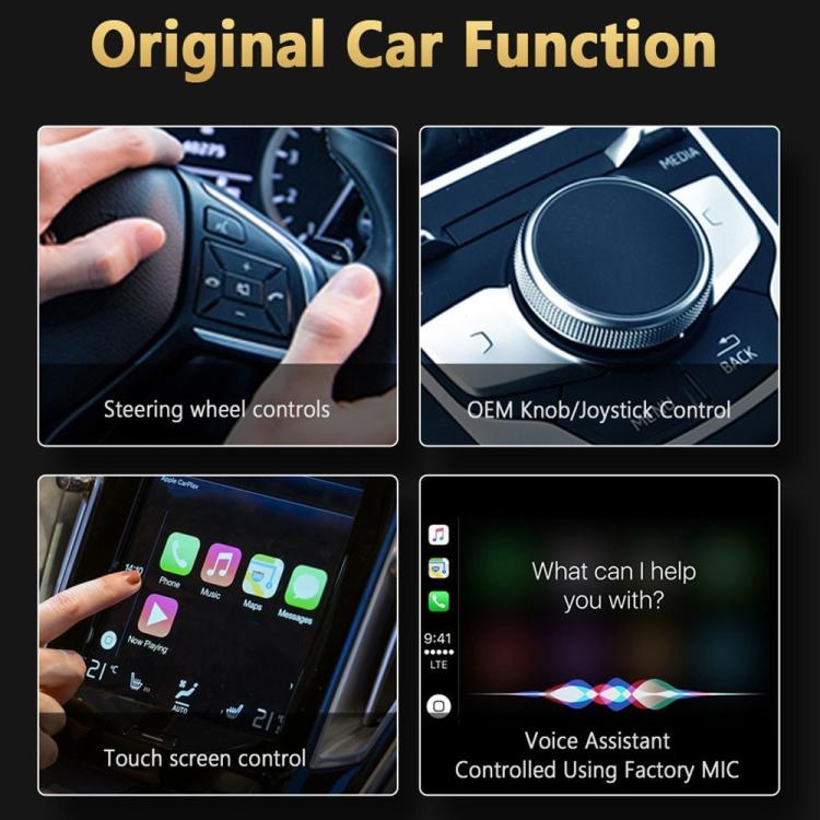 M65 2GB+16GB Car AI Box Android 11 Wireless CarPlay / Android Auto Smart Adapter, M65