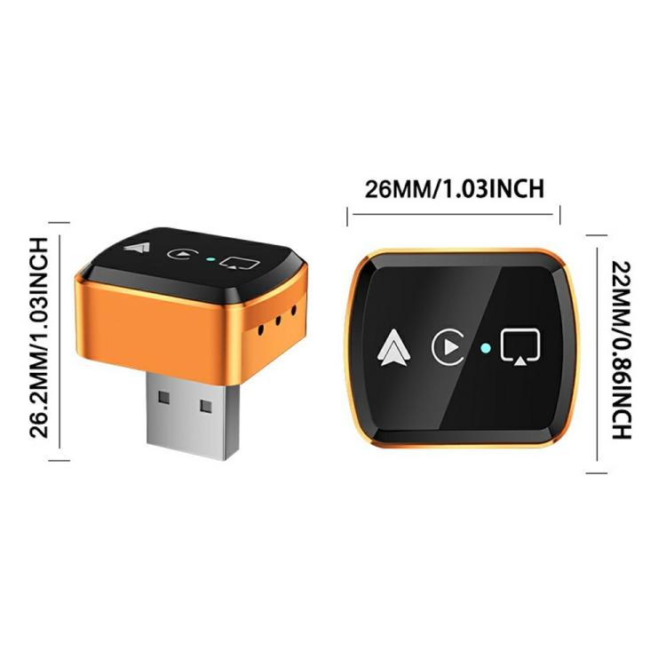 M71 Auto Wired to Wireless Converter 4 in 1 Smart Screen Mirroring Adapter AirPlay / Miracast, M71