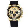 OCHSTIN 6103 Multi Function Quartz Watch Silicone Watch Band Sports Luminous Waterproof Watch