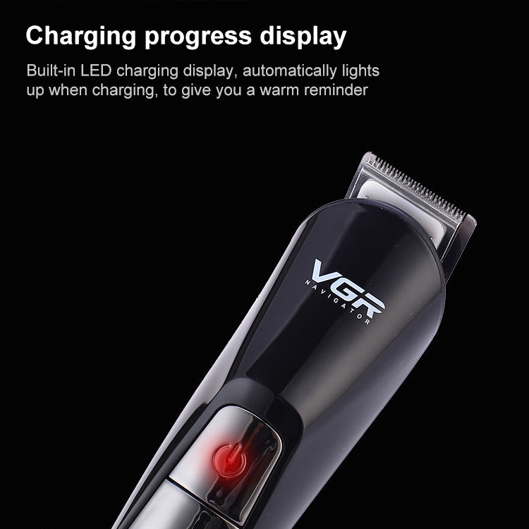VGR V-012 5W 6 in 1 Electric Hair Clipper, Plug Type: EU Plug, V-012