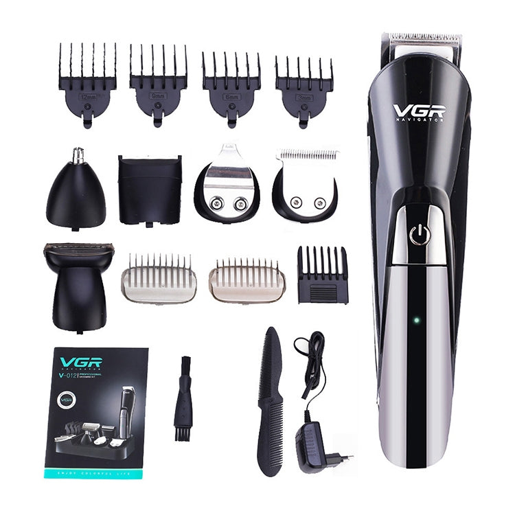 VGR V-012 5W 6 in 1 Electric Hair Clipper, Plug Type: EU Plug, V-012