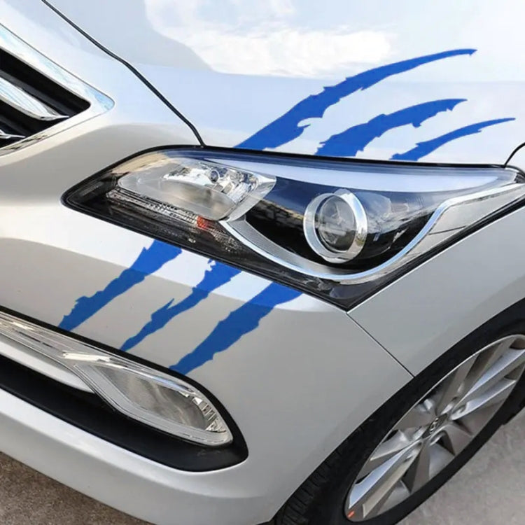 Reflective Car Sticker Monster Scratch Stripe Claw Marks Car Auto Headlight Decoration Vinyl Decal Car Stickers, Size:40X12cm