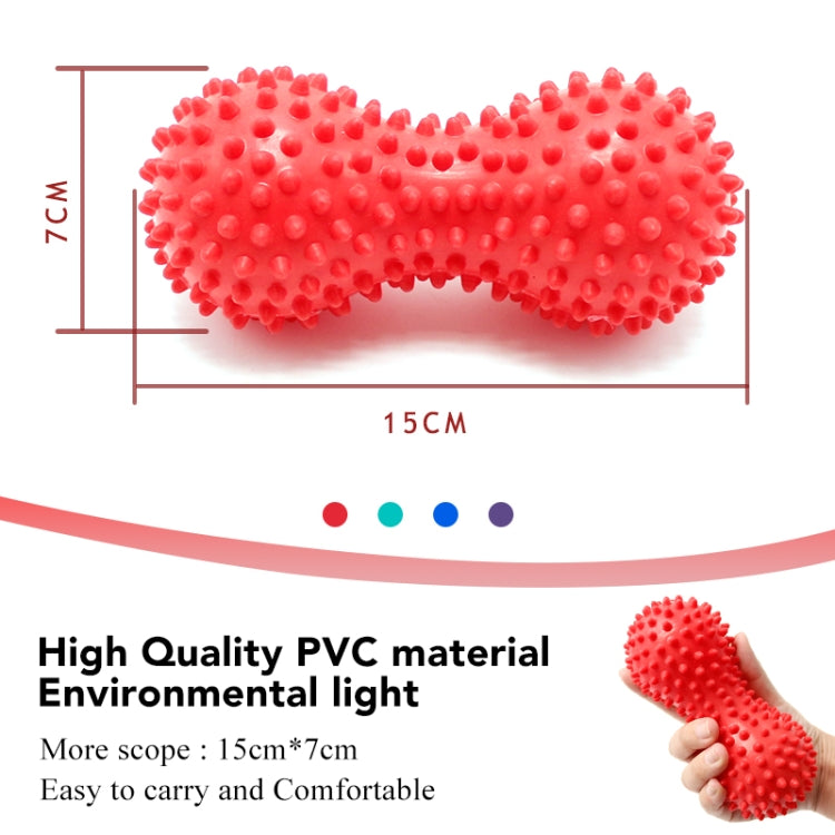 Peanut Shape Relieve Muscle Pain PVC Spike Massage Ball, Peanut Shape PVC Massage Ball(Blue), Peanut Shape PVC Massage Ball(Green), Peanut Shape PVC Massage Ball(Red), Peanut Shape PVC Massage Ball(Purple)