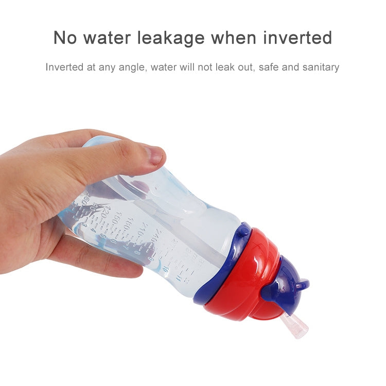 Baby Water Feeding Bottle With Straw Portable Cartoon Save Cups Sports Bottles Baby Feeding Cups