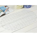 Waterdrop Bathroom Mat with Suction Cup Massage Foot Mat Bathtub Anti-slip Mat