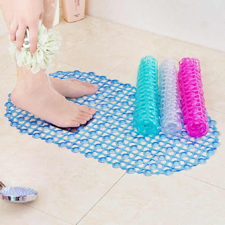 Waterdrop Bathroom Mat with Suction Cup Massage Foot Mat Bathtub Anti-slip Mat