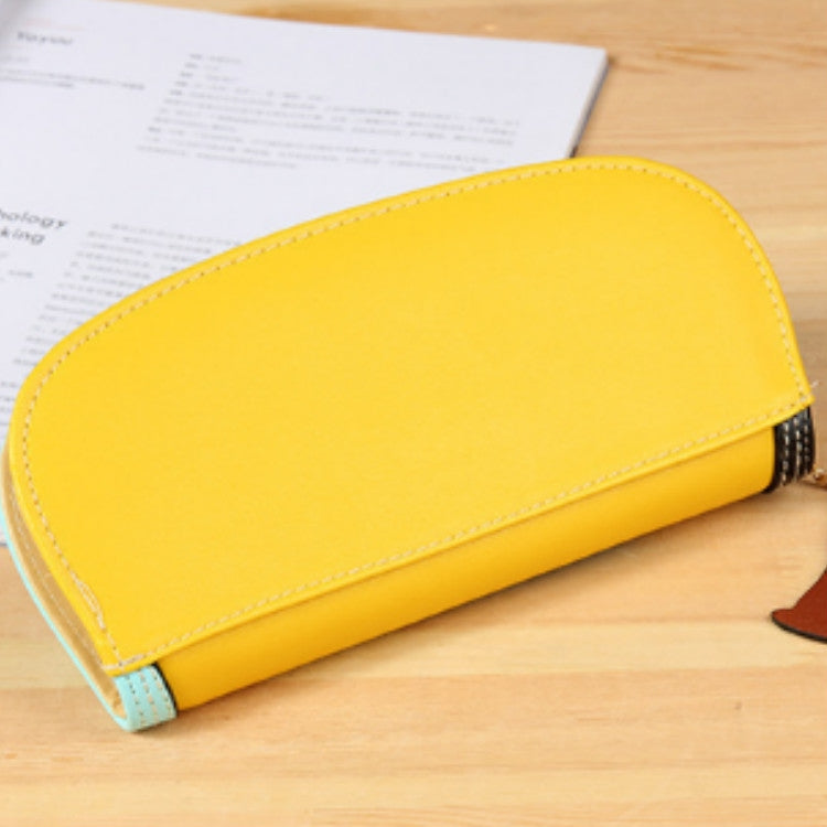 Cute Stitching Puppy Zipper Wallet Long Clutch Bag Ladies Wallet