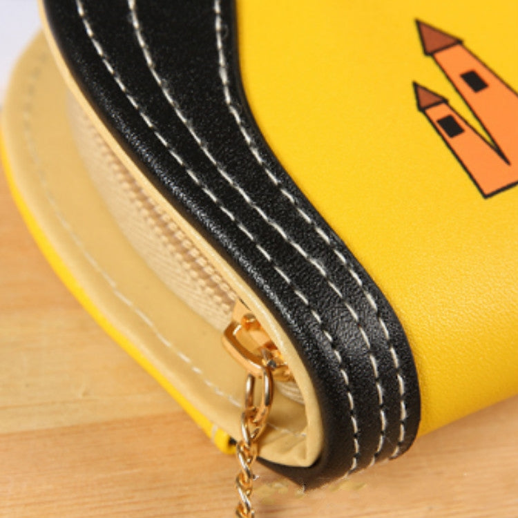 Cute Stitching Puppy Zipper Wallet Long Clutch Bag Ladies Wallet