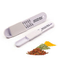 Creative Gadgets Adjustable Plastic Measuring Spoons Seasoning Combination Measuring Spoon, 2 in 1