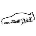 10 PCS Paul Walker Fashion Car Styling Vinyl Car Sticker, Size: 13x5cm, Paul Walker