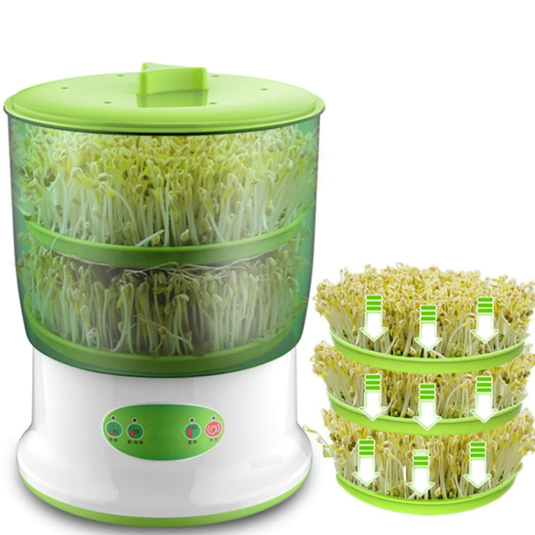 Intelligent Bean Sprouts Maker Household Upgrade Large Capacity Thermostat Green Seeds Growing Automatic Sprout Machine, Intelligent Bean Sprouts Maker