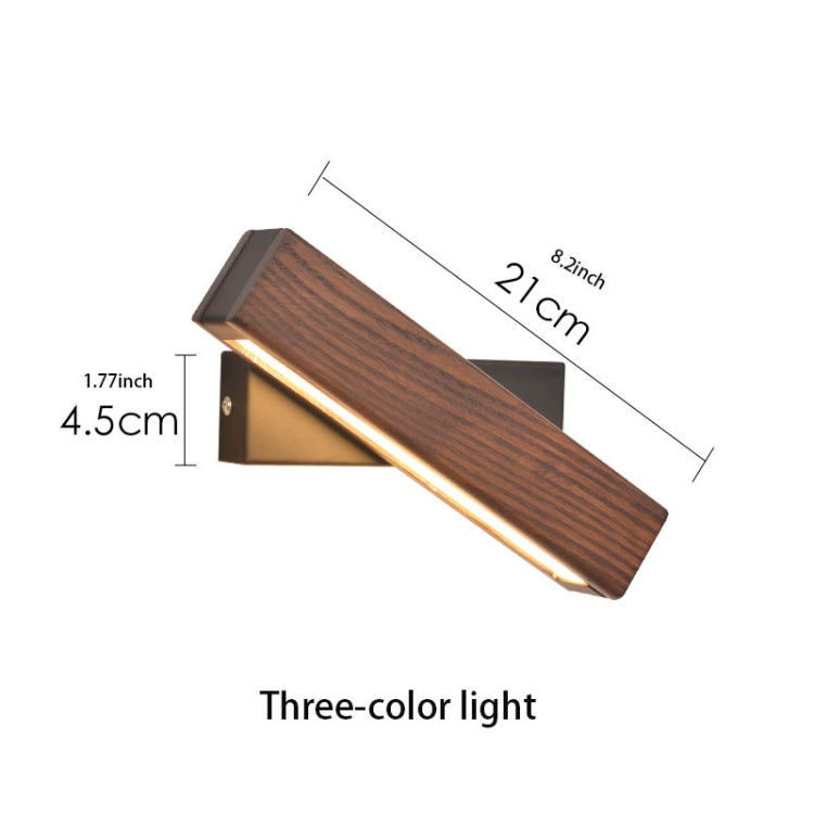 Simple Rotatable Bedside Bedroom Wall Lamp Warm Night Light, 21cm, 31cm