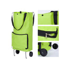 Reusable Folding Portable Shopping Bags Buy Vegetables Bag High Capacity Shopping Food Organizer Trolley Bag Wheels Bag Handbag, Vegetables Bag