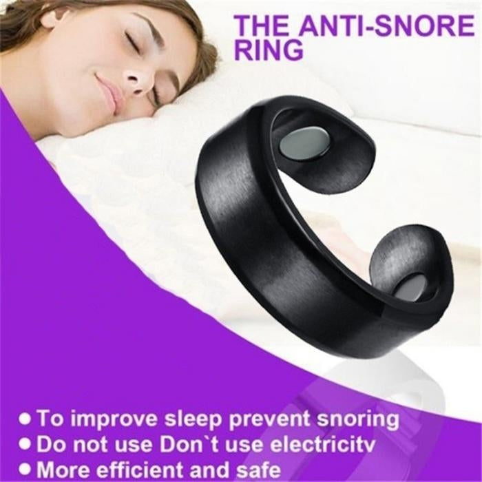 Acupressure Anti Snore Ring Treatment Reflexology Anti Snoring Apnea Sleeping Device